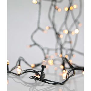 Χριστουγεννιάτικα φωτάκια led 200L diamond cap σε θερμό λευκό χρώμα