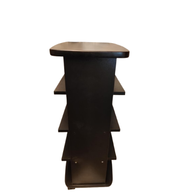 BLAK επιπλο τηλεόρασης με mdf σε μαύρο χρώμα 50x35x90h