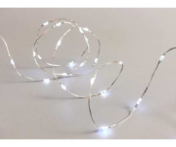 Φωτάκια led 20L copper (σύρμα) cool white (10τεμ.)