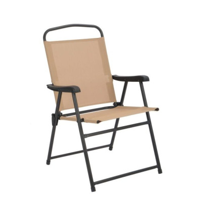 πτυσσόμενη μεταλλική πολυθρόνα GINA με pvc 49x53x87 