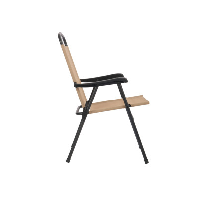 πτυσσόμενη μεταλλική πολυθρόνα GINA με pvc 49x53x87 