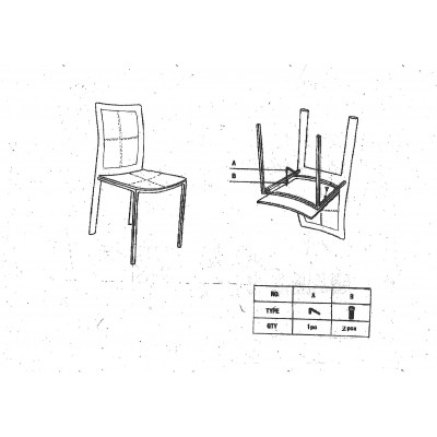 P10-1DP καρέκλα μεταλλική με τεχνόδερμα ΕΠΙΛΟΓΗΣ, 44x52x83
