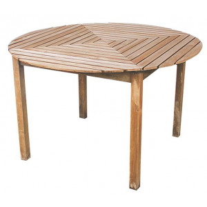 TEAK τραπέζι κήπου ξύλινο, Φ120