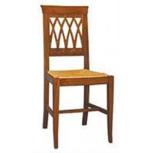 TRECIA καρέκλα με σκελετός ξύλo ΜΕΛΙ ύφασμα ΕΚΡΟΥ, 46x46x93