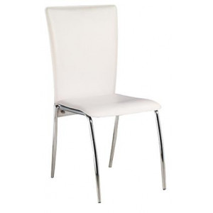 YL-666 καρέκλα χρωμίου με τεχνόδερμα ΕΠΙΛΟΓΗΣ, 42x57x90