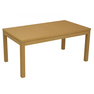 DUBLINO-3 τραπέζι ενιαίου χώρου ξύλινo ΦΥΣΙΚΟ, 90x164(+40+40)xH75