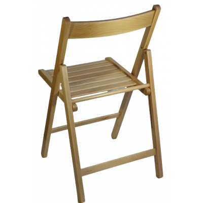 01-BAS καρέκλα πτυσσόμενη ΦΥΣΙΚΟ, 42X48X80