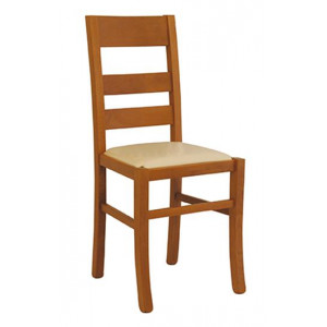 415 καρέκλα με σκελετός ξύλινο σε ΧΡΩΜΑ & ΚΑΘΙΣΜΑ ΕΠΙΛΟΓΗΣ, 42x43x93