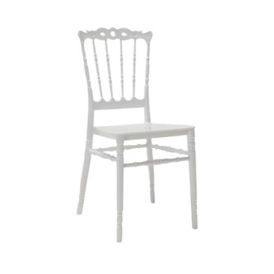 JOSEPHINE καρέκλα polypropylene ΛΕΥΚΗ, 40x43x90