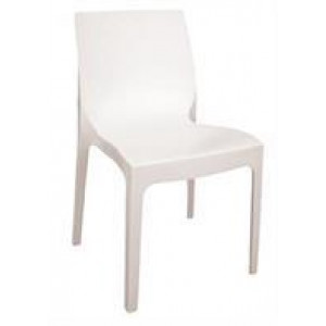 ROME καρέκλα polypropylene ματ ΛΕΥΚΟ, 54x52x81