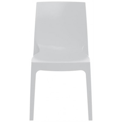 ROME καρέκλα polypropylene ματ ΛΕΥΚΟ, 54x52x81