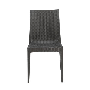BISTROT-C καρέκλα κήπου polypropylene ΣΟΚΟΛΑΤΙ, 49x54xΗ89
