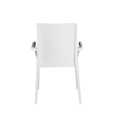 BISTROT-A πολυθρόνα κήπου polypropylene ΛΕΥΚΟ, 57x54xΗ89