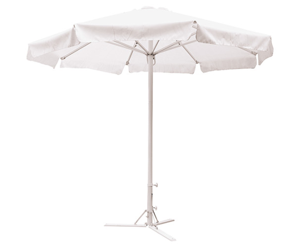 106882 ομπρέλα αλουμινίου ΛΕΥΚΗ polyester ΛΕΥΚΟ, Φ280xH250 106882 ομπρέλα αλουμινίου ΛΕΥΚΗ polyester ΛΕΥΚΟ, Φ280xH250