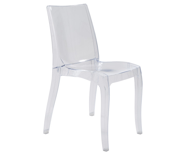 CRYSTAL LIGHT καρέκλα polycarbonate ΔΙΑΦΑΝΟ, 50x54x84 CRYSTAL LIGHT καρέκλα polycarbonate ΔΙΑΦΑΝΟ, 50x54x84