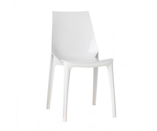 VANITY-C καρέκλα polycarbonate ΛΕΥΚΗ, 49x55x88h