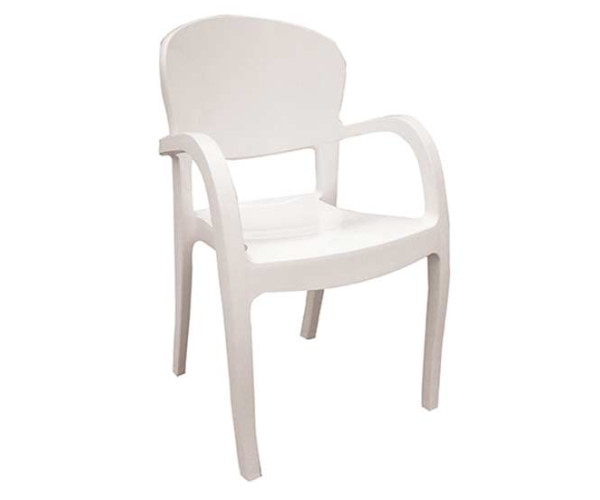JOKER πολυθρόνα polypropylene higlopp ΛΕΥΚΟ, 55x55x88 JOKER πολυθρόνα polypropylene higlopp ΛΕΥΚΟ, 55x55x88