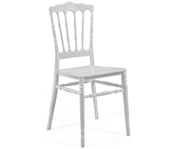 NAPOLEON-PP καρέκλα polypropylene ΛΕΥΚΗ, 40x43xH90 NAPOLEON-PP καρέκλα polypropylene ΛΕΥΚΗ, 40x43xH90