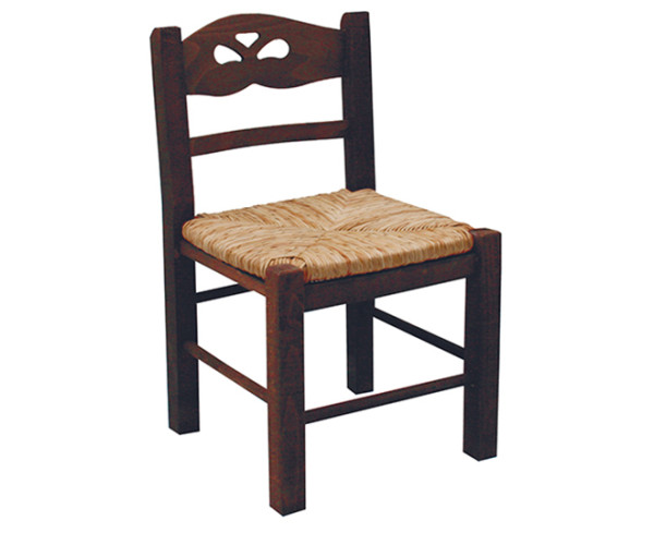 ΚΠ-926-ΤΡ καρεκλάκι τζακιού εμποτισμού ΚΑΡΥΔΙ, 35x36x64