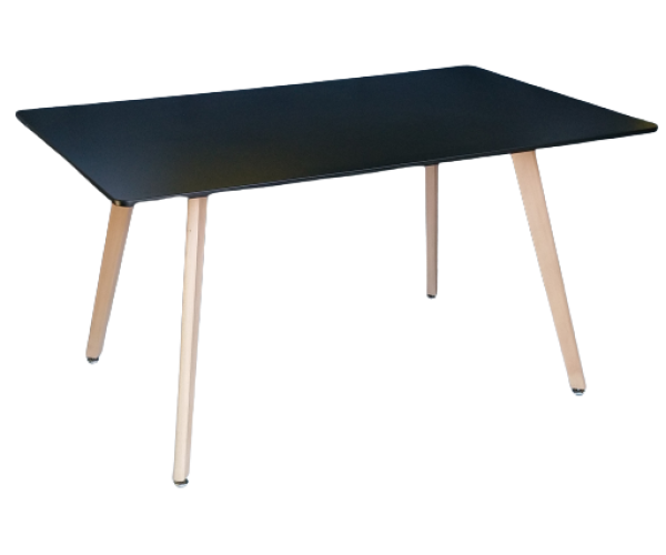 BERT-T τραπέζι ενιαίου χώρου ξύλινo ΜΑΥΡΟ, 90x140xH75 BERT-T τραπέζι ενιαίου χώρου ξύλινo ΜΑΥΡΟ, 90x140xH75