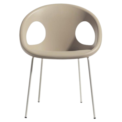 DROP πολυθρόνα polypropylene ΜΟΚΑ, 57x61x78