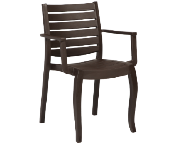 ZEUS-W πολυθρόνα polypropylene ΚΑΦΕ, 56x52x84 ZEUS-W πολυθρόνα polypropylene ΚΑΦΕ, 56x52x84