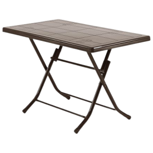 FOLDING TABLE τραπέζι κήπου μεταλλικό-πλαστικό ΚΑΦΕ, 68x118xh75