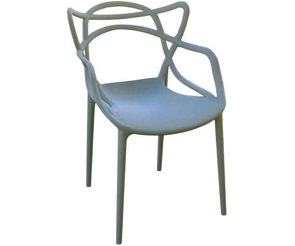 MELLON πολυθρόνα polypropylene ΓΚΡΙ, 59x55x81 MELLON πολυθρόνα polypropylene ΓΚΡΙ, 59x55x81