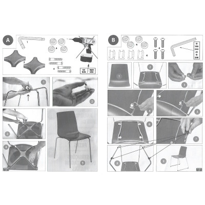 LOLLIPOP LEGS καρέκλα polycarbonate gloss ΛΕΥΚΟ, 46x46x87
