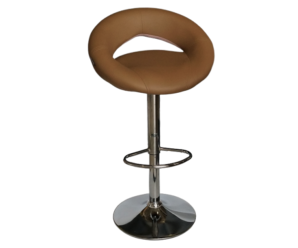 TWIST σκαμπό ρυθμιζόμενo δερματίνη ΜΟΚΑ, 52x52xH75/96 TWIST σκαμπό ρυθμιζόμενo δερματίνη ΜΟΚΑ, 52x52xH75/96