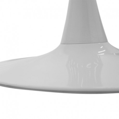 SIMPLE τραπέζι μεταλλικό με επιφάνεια mdf ΛΕΥΚΟ, Φ120xh75