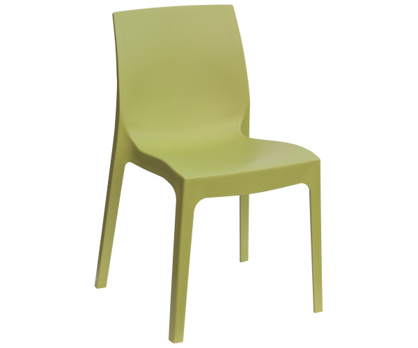 ROME καρέκλα polypropylene ματ ΛΑΧΑΝΙ, 54x52x81 ROME καρέκλα polypropylene ματ ΛΑΧΑΝΙ, 54x52x81