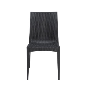 BISTROT-C καρέκλα κήπου polypropylene ΑΝΘΡΑΚΙ, 49x54xΗ89