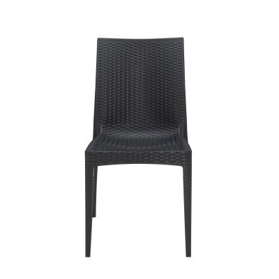 BISTROT-C καρέκλα κήπου polypropylene ΑΝΘΡΑΚΙ, 49x54xΗ89