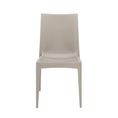 BISTROT-C καρέκλα κήπου polypropylene ΜΠΕΖ ΑΝΟΙΚΤΟ, 49x54xΗ89