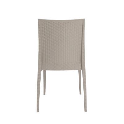BISTROT-C καρέκλα κήπου polypropylene ΜΠΕΖ ΑΝΟΙΚΤΟ, 49x54xΗ89