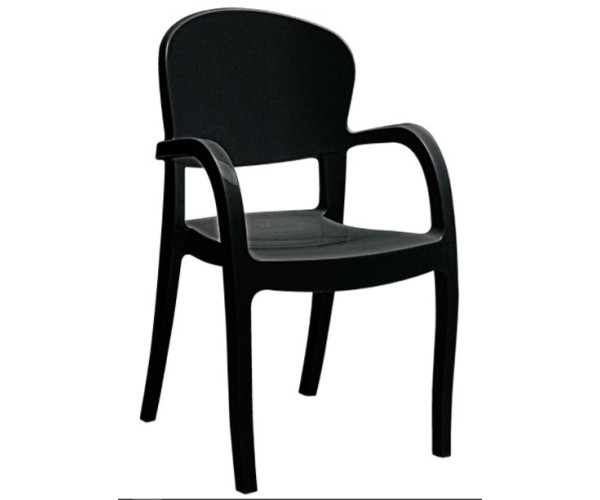 JOKER πολυθρόνα polypropylene higlopp ΜΑΥΡΟ, 55x55x88 JOKER πολυθρόνα polypropylene higlopp ΜΑΥΡΟ, 55x55x88