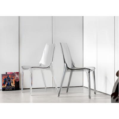 VANITY-C καρέκλα polycarbonate ΔΙΑΦΑΝΟ, 49x55x88