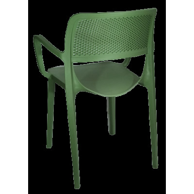 MILA-XL πολυθρόνα polypropylene ΠΡΑΣΙΝΟ, 64x64x85