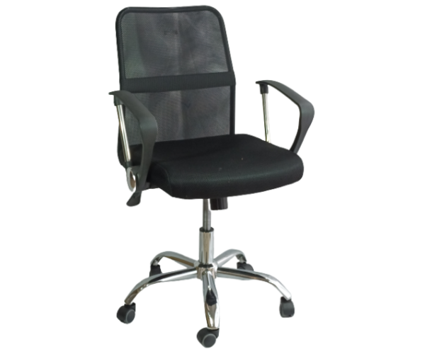 HC-B17Α πολυθρόνα γραφείου ύφασμα mesh ΜΑΥΡΗ, 61x51x93/103 HC-B17Α πολυθρόνα γραφείου ύφασμα mesh ΜΑΥΡΗ, 61x51x93/103