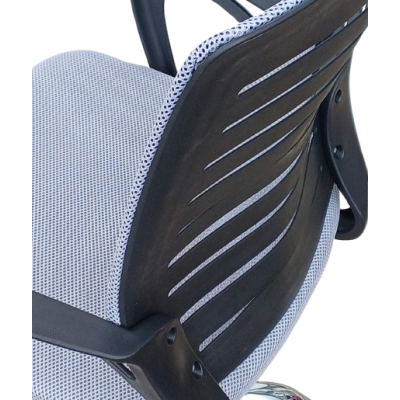 WALL πολυθρόνα γραφείου ύφασμα mesh ΓΚΡΙ / 64x49xH92-101