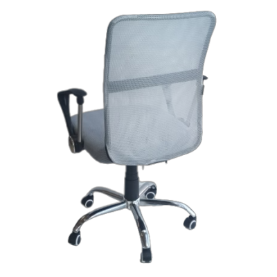 HC-B17Α πολυθρόνα γραφείου ύφασμα mesh ΓΚΡΙ, 61x51x93/103