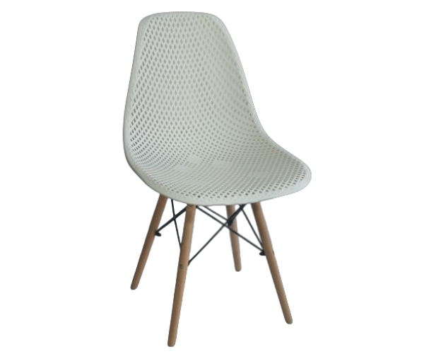 KEAMES-HOLES καρέκλα polypropylene ΛΕΥΚΟ, 45x53xH81 KEAMES-HOLES καρέκλα polypropylene ΛΕΥΚΟ, 45x53xH81