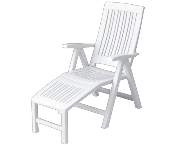 LUCREZIA-RELAX ημιξαπλώστρα πλαστική ΛΕΥΚΗ 59x59(+41)xH104 LUCREZIA-RELAX ημιξαπλώστρα πλαστική ΛΕΥΚΗ 59x59(+41)xH104