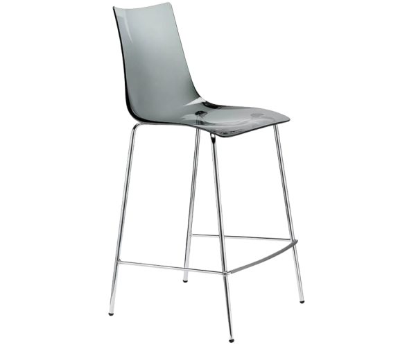 ZEBRA-2546 σκαμπό ψηλό μπαρ Η65 μεταλλικό χρωμίου polycarbonate ΔΙΑΦΑΝΟ ΓΚΡΙ / 48x51xΗ65/103 ZEBRA-2546 σκαμπό ψηλό μπαρ Η65 μεταλλικό χρωμίου polycarbonate ΔΙΑΦΑΝΟ ΓΚΡΙ / 48x51xΗ65/103
