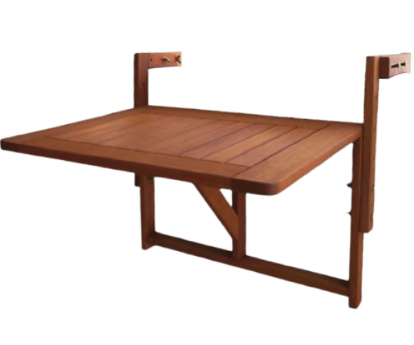BALCONY τραπεζάκι κρεμαστό ξύλο meranti ΜΕΛΙ, 60x45xH55 BALCONY τραπεζάκι κρεμαστό ξύλο meranti ΜΕΛΙ, 60x45xH55