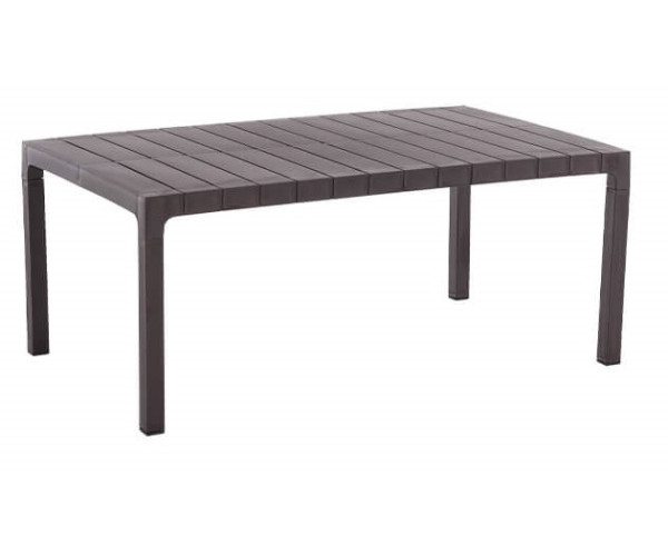 HILTON-T τραπεζάκι κήπου polypropylene ΑΝΘΡΑΚΙ, 97x60xH40 HILTON-T τραπεζάκι κήπου polypropylene ΑΝΘΡΑΚΙ, 97x60xH40