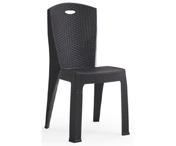 PARIS καρέκλα κήπου πλαστική wicker ΑΝΘΡΑΚΙ, 36x38xH88 PARIS καρέκλα κήπου πλαστική wicker ΑΝΘΡΑΚΙ, 36x38xH88