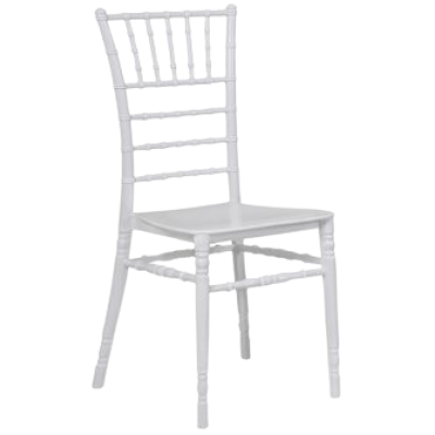 ZANOUBIA καρέκλα polypropylene ΛΕΥΚΗ, 42x50xH88