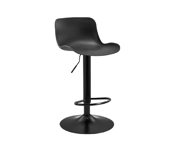 MORE σκαμπό ρυθμιζόμενo μέταλλο-polypropylene ΜΑΥΡΟ / 43x35x75/104 MORE σκαμπό ρυθμιζόμενo μέταλλο-polypropylene ΜΑΥΡΟ / 43x35x75/104